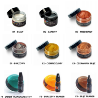 Zegar ścienny z drewna oliwnego i żywicy epoksydowej - obrazek 3