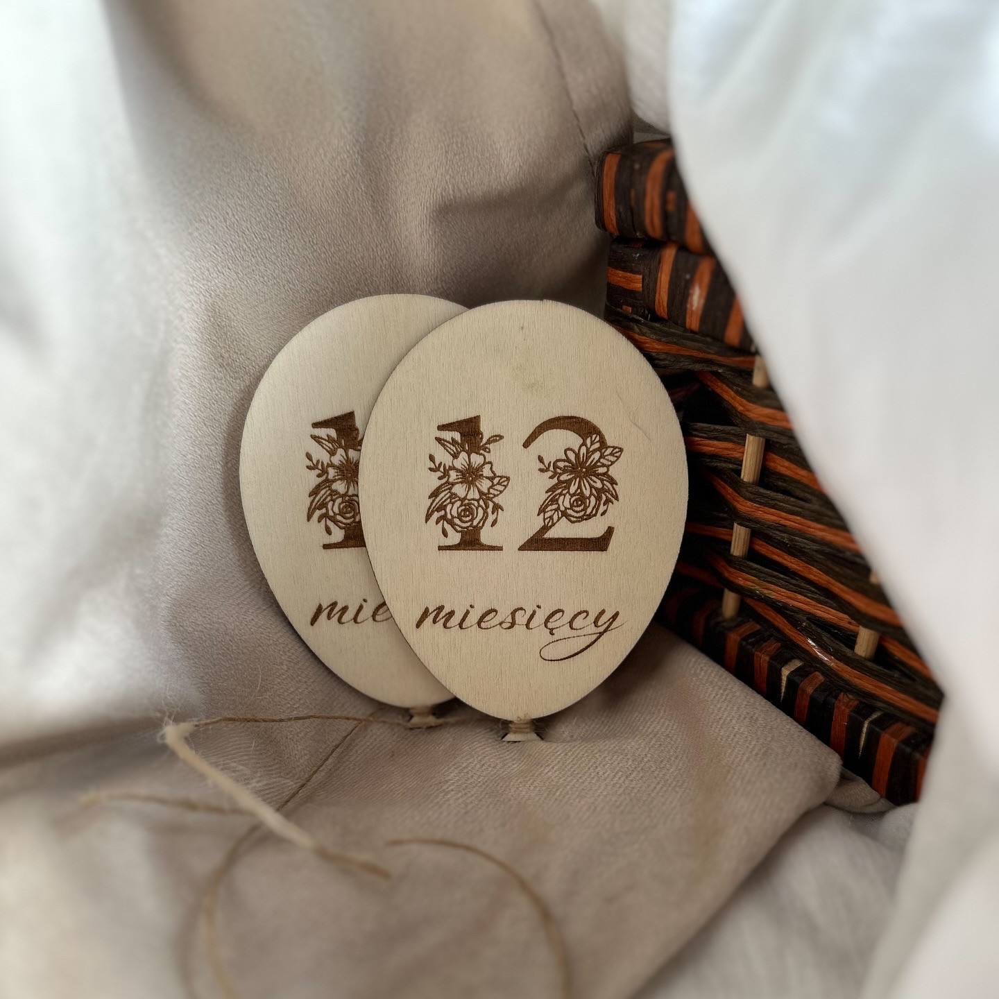 Tabliczki do zdjęć w kształcie balonika